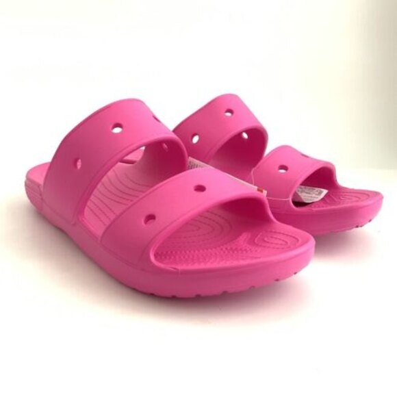 Crocs Slides Men Slip-on Sandals Hot Pink 13